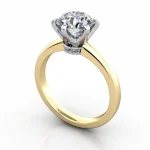 Video-Solitaire-Engagement-Ring-Round-Brilliant-Diamond-RS26-Yellow-Gold-3D Video-Solitaire-Engagement-Ring-Round-Brilliant-Diamond-RS26-Yellow-Gold-3D