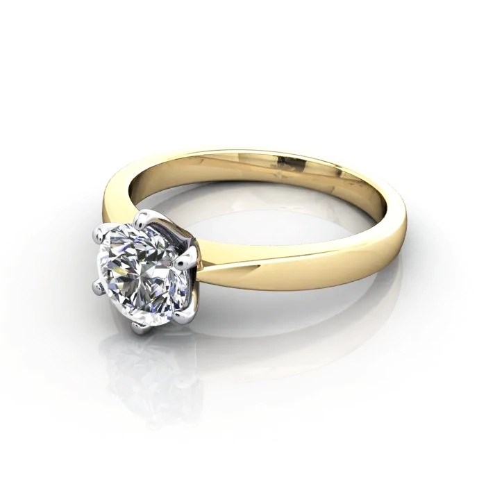 Diamond-Ring-Solitaire-Round-Brilliant-RS23-Yellow-LF