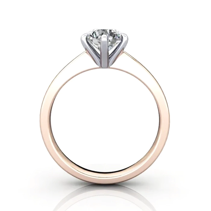 Diamond-Ring-Solitaire-Round-Brilliant-RS23-Rose-TF Diamond-Ring-Solitaire-Round-Brilliant-RS23-Rose-TF