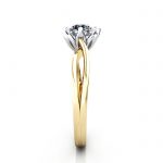 Diamond-Solitaire-RS8-Round-Brilliant-Cut-YG-SV Diamond-Solitaire-RS8-Round-Brilliant-Cut-YG-SV