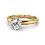 Engagement Ring, Yellow Gold, RS2, LF