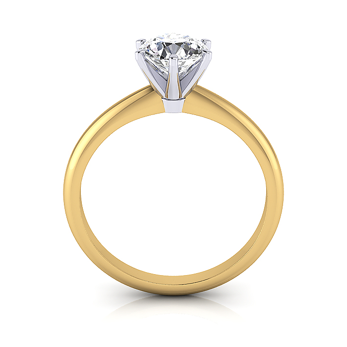 Engagement Ring, Yellow Gold, RS2, TF