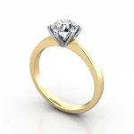 Diamond-Ring-Solitaire-Round-Brilliant-RS23-Yellow-3D
