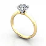 Solitaire-Engagement-Ring-Round-Brilliant-Diamond-RS22-Yellow-Gold-3D