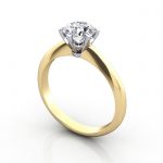 Diamond-Ring-Solitaire-Round-Brilliant-RS4-Yellow-3D Diamond-Ring-Solitaire-Round-Brilliant-RS4-Yellow-3D