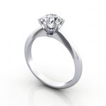 Diamond-Ring-Solitaire-Round-Brilliant-RS4-Platinum-3D Diamond-Ring-Solitaire-Round-Brilliant-RS4-Platinum-3D