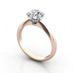 Diamond-Ring-Solitaire-Round-Brilliant-RS4-Rose-3D Diamond-Ring-Solitaire-Round-Brilliant-RS4-Rose-3D