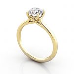 Engagement-Ring-RS1-Round-Yellow-3D