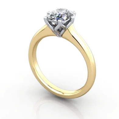 Solitaire-Engagement-Ring-Oval-Diamond-RS19-Yellow-Gold-3D