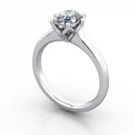 Solitaire-Engagement-Ring-Oval-Diamond-RS19-Platinum-3D Solitaire-Engagement-Ring-Oval-Diamond-RS19-Platinum-3D