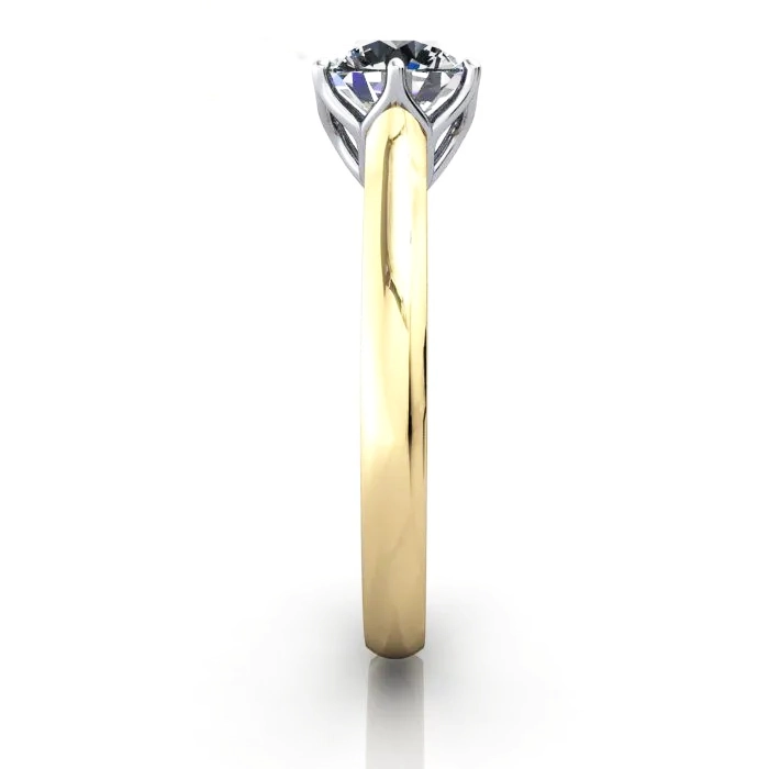 Solitaire-Engagement-Ring-Round-Brilliant-Diamond-RS19-Yellow-Gold-SV Solitaire-Engagement-Ring-Round-Brilliant-Diamond-RS19-Yellow-Gold-SV