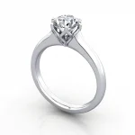 Video-Solitaire-Engagement-Ring-Round-Brilliant-Diamond-RS19-Platinum-3D