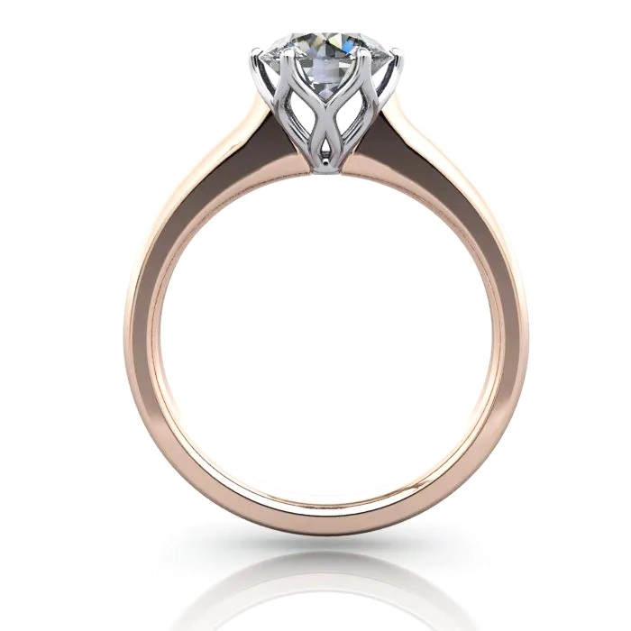 Solitaire-Engagement-Ring-Round-Brilliant-Diamond-RS19-Rose-Gold-TF Solitaire-Engagement-Ring-Round-Brilliant-Diamond-RS19-Rose-Gold-TF