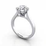 Solitaire-Engagement-Ring-Round-Brilliant-Diamond-RS20-White Gold-3D