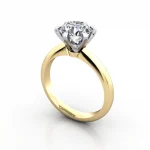 Engagement-Ring-RS18-Yellow-Gold-3D Engagement-Ring-RS18-Yellow-Gold-3D