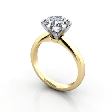 Engagement-Ring-RS18-Yellow-Gold-3D
