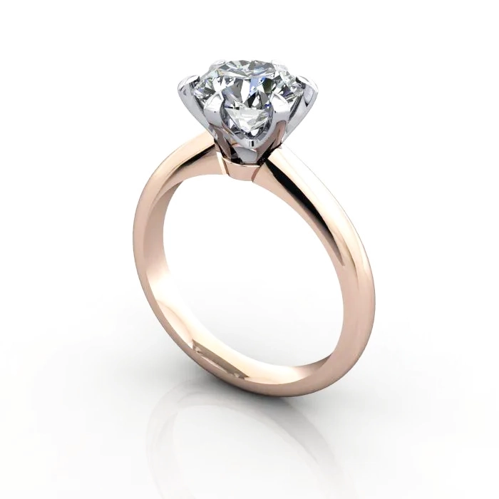 Engagement-Ring-RS18-Rose-Gold-3D Engagement-Ring-RS18-Rose-Gold-3D