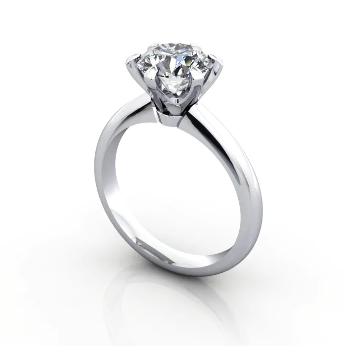 Engagement-Ring-RS18-Platinum-3D Engagement-Ring-RS18-Platinum-3D