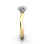 Engagement Ring, Round Brilliant, RS15, Yellow Gold, SV Engagement Ring, Round Brilliant, RS15, Yellow Gold, SV