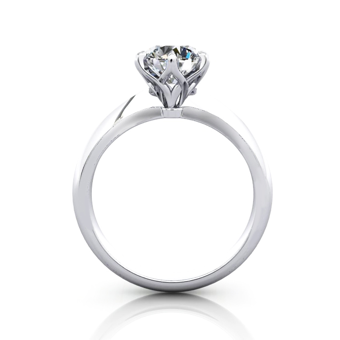 Engagement Ring, Round Brilliant, RS15, White Gold, TF Engagement Ring, Round Brilliant, RS15, White Gold, TF