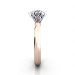 Engagement Ring, Round Brilliant, RS15, Rose Gold, SV
