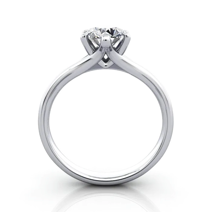 Diamond-Ring-Solitaire-Round-Brilliant-RS13-White Gold-TF Diamond-Ring-Solitaire-Round-Brilliant-RS13-White Gold-TF