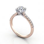 Video-Diamond Solitaire RSA44 Round Rose 3D