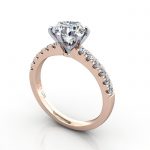 Video-Engagement Ring, RG, Round, RSA6, 3D