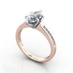 Video-Engagement Ring, RG, Marquise cut diamond, RSA3, 3D