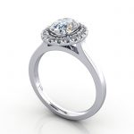 Video-Halo Diamond Ring WG - 3D RH8 Video-Halo Diamond Ring WG - 3D RH8