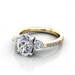Engagement Ring,YG, Oval, RSA5, LF