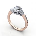 Engagement Ring,RG, Oval, RSA5, 3D