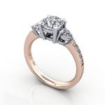 Engagement Ring, RG, Cushion, RSA5, 3D