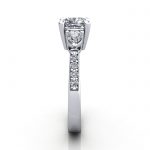 Engagement Ring, PLAT, Cushion, RSA5, SV Engagement Ring, PLAT, Cushion, RSA5, SV