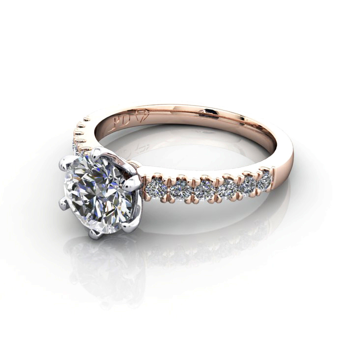 Engagement Ring, RG, Round, RSA6, LF