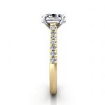 Diamond Solitaire RSA44 Oval Yellow SV