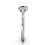Diamond Solitaire RSA44 Oval Platinum SV