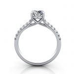 Diamond Solitaire RSA44 Round Platinum TF Diamond Solitaire RSA44 Round Platinum TF