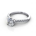 Diamond Solitaire RSA44 Round Platinum LF Diamond Solitaire RSA44 Round Platinum LF