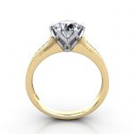 Engagement Ring, YG, Round diamond, RSA3, TF