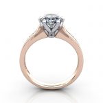 Engagement Ring, RG, Oval diamond, RSA3, TF