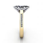 Engagement Ring, YG, Marquise cut diamond, RSA3, SV