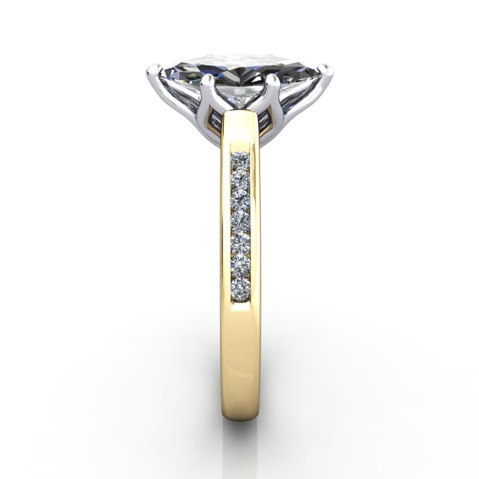 Engagement Ring, YG, Marquise cut diamond, RSA3, SV