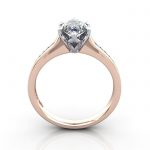 Engagement Ring, RG, Marquise cut diamond, RSA3, TF
