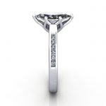 Engagement Ring, Platinum, Marquise cut diamond, RSA3, SV