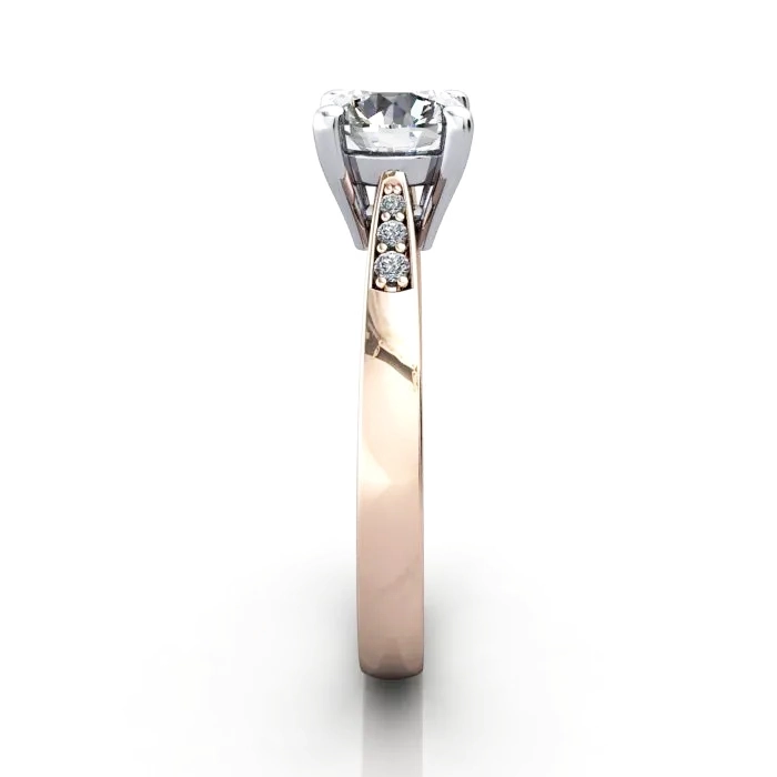 Diamond-Ring-Solitaire-Round-Brilliant-RSA17-Rose-SV