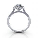 Halo Diamond Ring WG - TF RH8 Halo Diamond Ring WG - TF RH8