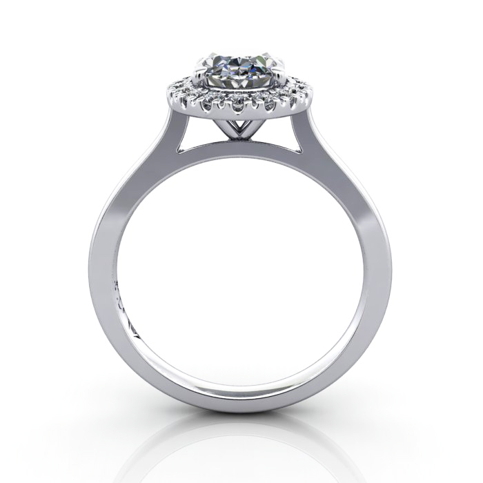 Halo Diamond Ring WG - TF RH8 Halo Diamond Ring WG - TF RH8