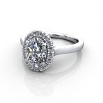 Halo Diamond Ring WG - LF RH8 Halo Diamond Ring WG - LF RH8