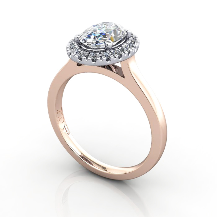 Halo Engagement Ring RH8